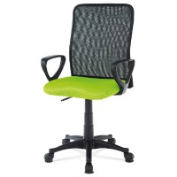 Kancelářská židle  - látka zelená/černá  KA-B047 GRN